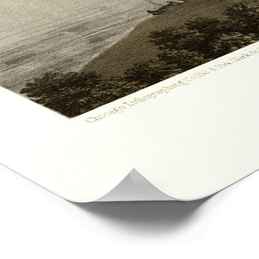 Saint Paul, MN Panorama Karte - 1867 Poster (Ecke)