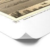 Saint Paul, MN Panorama Karte - 1873 Poster (Ecke)