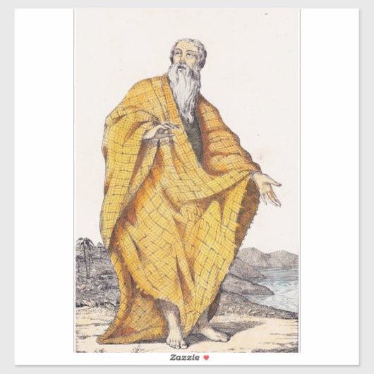 Saint Paul von Thebes Aufkleber (Blatt)