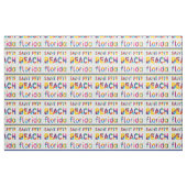 Saint Pete Beach, Florida. Farbiges Textmuster Stoff (Fat Quarter (45,7 x 55,9 cm))