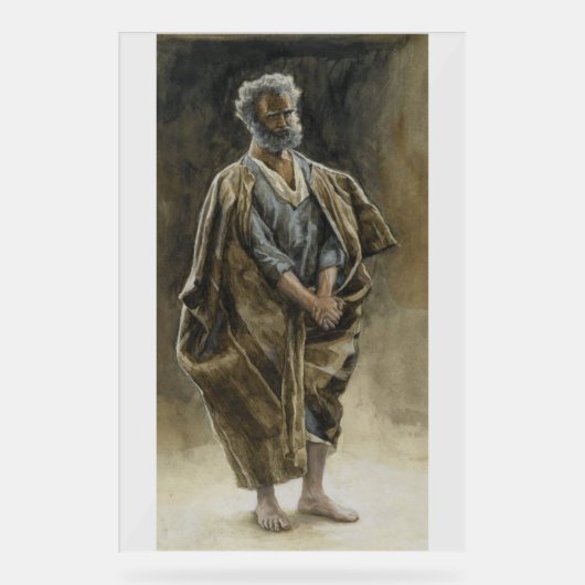 Saint Peter Apostle by James Tissot Acrylschild (Vorderseite)