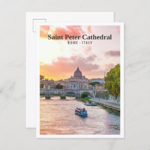 Saint Peter Kathedrale Rom Italien Postkarte