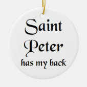 saint peter keramik ornament (Vorne)