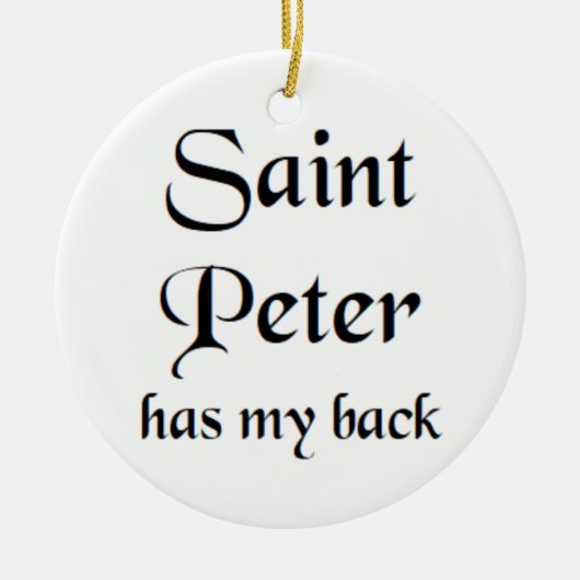 saint peter keramik ornament (Vorne)