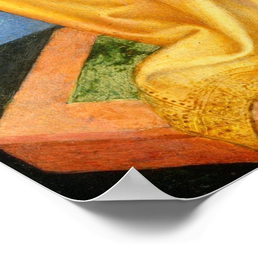 Saint Peter - Michele Giambono Kunstgewerbe Poster (Ecke)