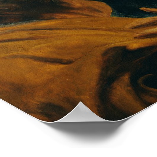 Saint Peter von Antoon van Dyck Poster (Ecke)