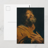 Saint Peter von Antoon van Dyck Postkarte (Vorne/Hinten)