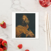 Saint Peter von Antoon van Dyck Serviette (Beispiel)