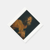 Saint Peter von Antoon van Dyck Serviette (Ecke)