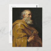 Saint Peter von Peter Paul Rubens Postkarte (Vorne/Hinten)