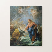 Saint Peter Walk am Wasser von Francois Boucher Puzzle (Vertikal)