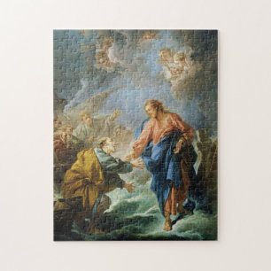 Saint Peter Walk am Wasser von Francois Boucher Puzzle