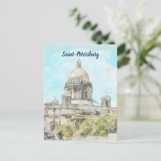 Saint-Petersburg, Russia Feiertagspostkarte (Stehend Vorderseite)