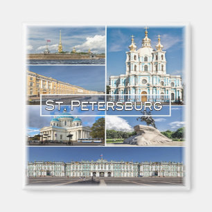 SAINT PETERSBURG, Russland, Europa, Kühlschrank Magnet