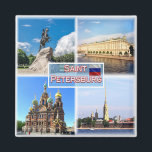 SAINT PETERSBURG, Russland, Europa, Kühlschrank Magnet<br><div class="desc">Hier finden Sie das Andenken Ihres Urlaubs. Diese Kategorie enthält Souvenirs von vielen Orten in Europa - Russland - Sankt Petersburg - Bronzesrosman - Hermitage Museum - Kirche des Erlösers auf Blut. Erleben Sie Freunde und Verwandte mit den einzigartigen Souvenirs von Ihrer großartigen Reise! Probier uns! Code: RU0022</div>