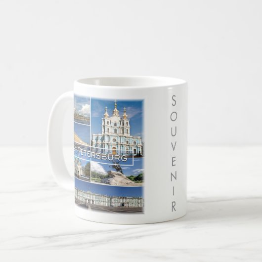 SAINT PETERSBURG, Russland, Kaffeetasse (Vorderseite Links)