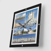 SAINT PETERSBURG, Russland, Quadratische Wanduhr (Winkel)