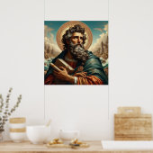 Saint Philip 0 4 x ~ Größe 4" x 4" bis 40" x 40" Poster (Küche)