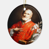 Saint Philip Neri Keramik Ornament (Links)