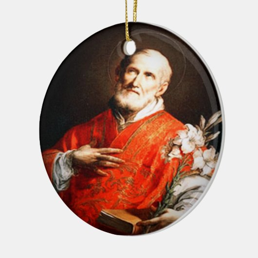 Saint Philip Neri Keramik Ornament (Links)