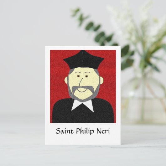 Saint Philip Neri Postkarte (Stehend Vorderseite)