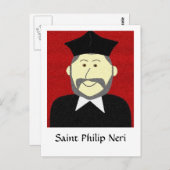 Saint Philip Neri Postkarte (Vorne/Hinten)