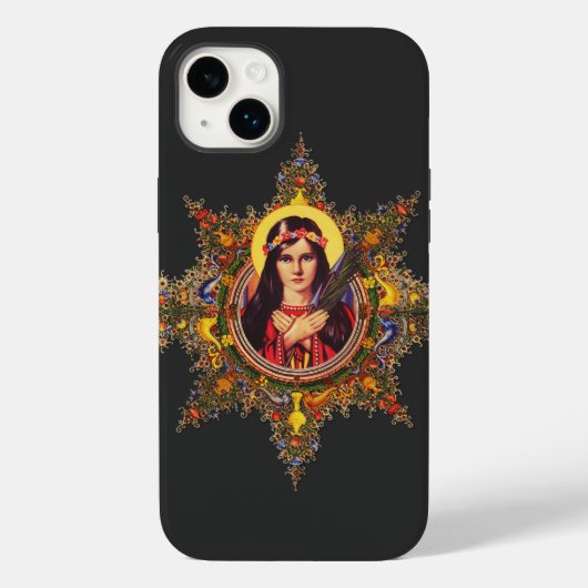 Saint Philomena Case-Mate iPhone Hülle (Rückseite)