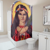 Saint Philomena Duschvorhang (Beispiel)