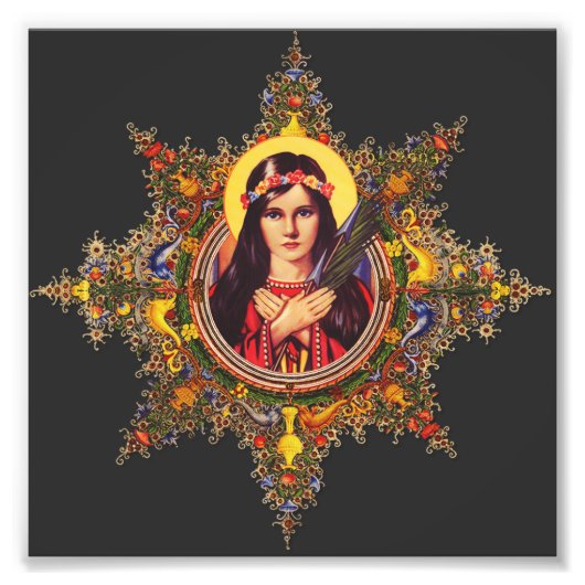 Saint Philomena Fotodruck (Vorne)
