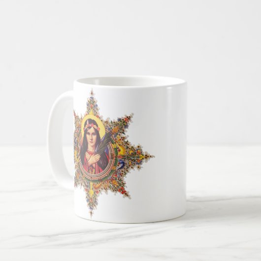 Saint Philomena Kaffeetasse (Vorderseite Links)