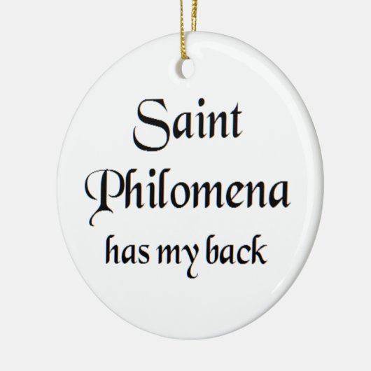 saint philomena keramik ornament (Links)