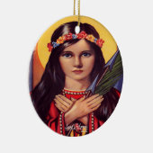 Saint Philomena Keramik Ornament (Rechts)