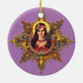 Saint Philomena Keramik Ornament (Hinten)