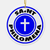 Saint Philomena Keramikornament (Vorne)