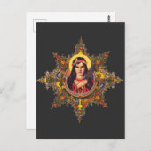 Saint Philomena Postkarte (Vorne/Hinten)