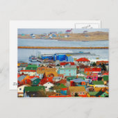 Saint Pierre Postkarte (Vorne/Hinten)