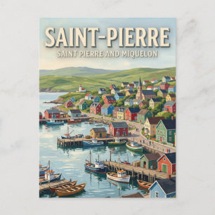 Saint-Pierre, Saint-Pierre und Miquelon Frankreich Postkarte