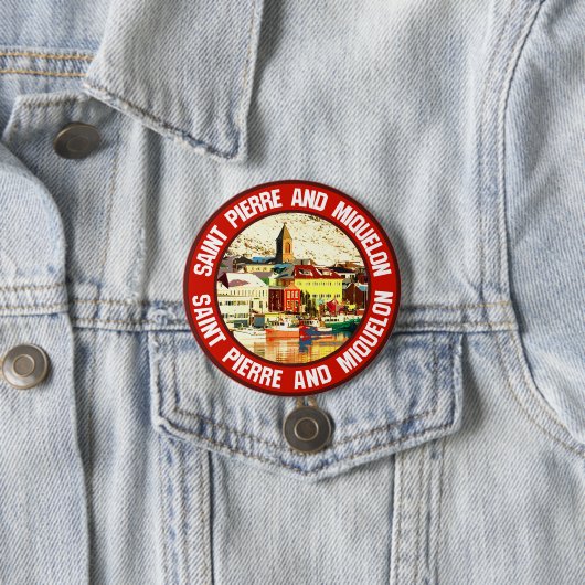 Saint Pierre und Miquelon Button (Beispiel)