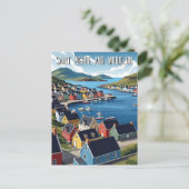 Saint-Pierre und Miquelon Postkarte (Stehend Vorderseite)