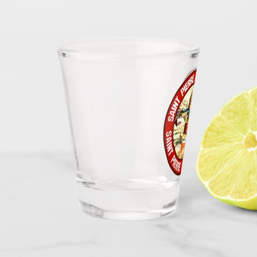 Saint Pierre und Miquelon Schnapsglas (Links)