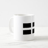 Saint Pirans Flag Of Cornwall Kaffeetasse (Vorderseite Links)
