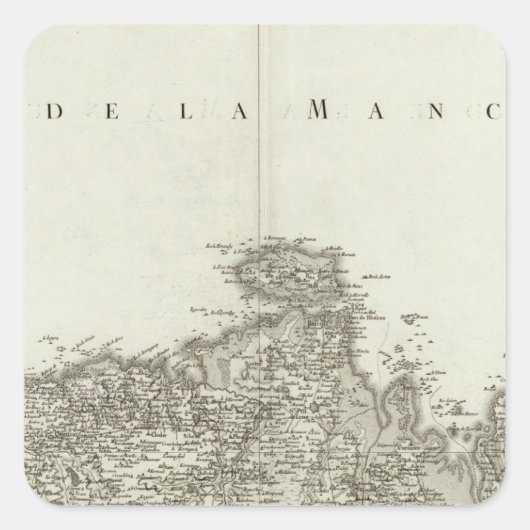 Saint Polde Leon Quadratischer Aufkleber (Vorderseite)