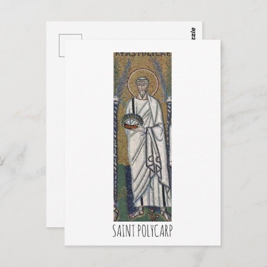 Saint Polycarp Postkarte (Vorne/Hinten)