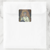 Saint Polycarp Quadratischer Aufkleber (Tasche)