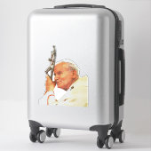 Saint Pope John Paul II Aufkleber (Koffer)