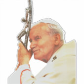 Saint Pope John Paul II Aufkleber (Vorderseite)