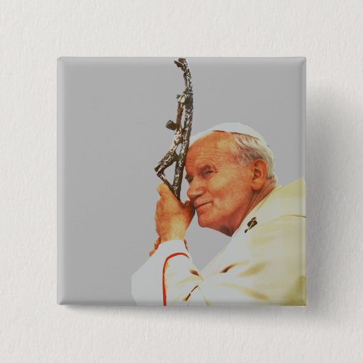 Saint Pope John Paul II Button (Vorderseite)