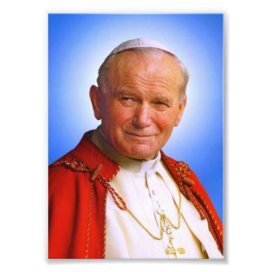 Saint Pope John Paul II Fotodruck (Vorne)