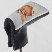 Saint Pope John Paul II Golf Headcover (3/4 Vorderseite)