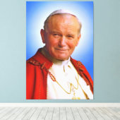Saint Pope John Paul II Leinwanddruck (Insitu (Holzboden))